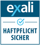 exali Berufshaftpflicht-Siegel, versichert bis 03/2028
