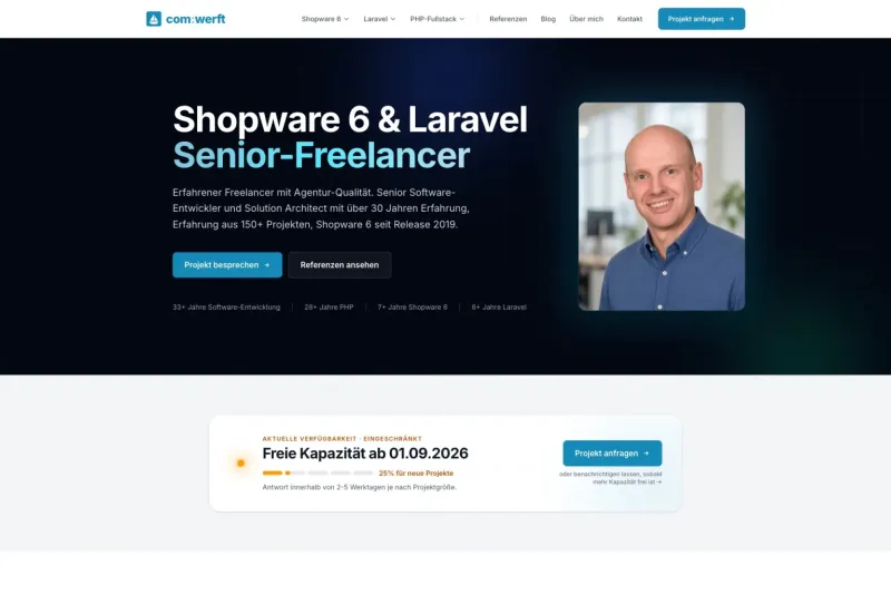 comwerft.de: Lead-Plattform im TALL-Stack mit Filament-Backend